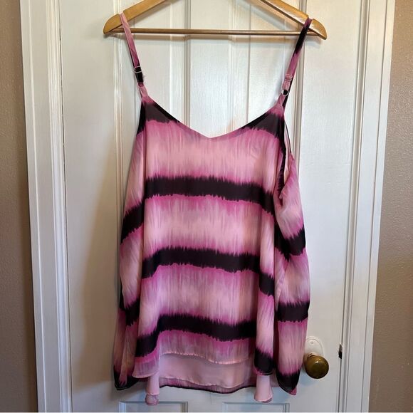 Sophie Chiffon Swing Cami Dye Pink (2) - Picture 7 of 8